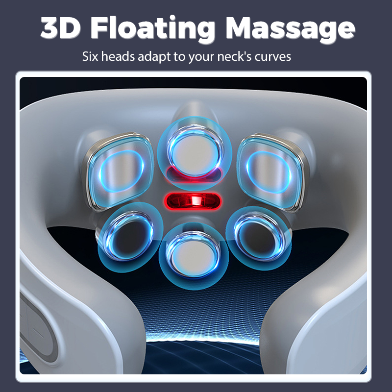 Elektrisches, pulsbeheiztes Nackenmassagegerät zur Schmerzlinderung