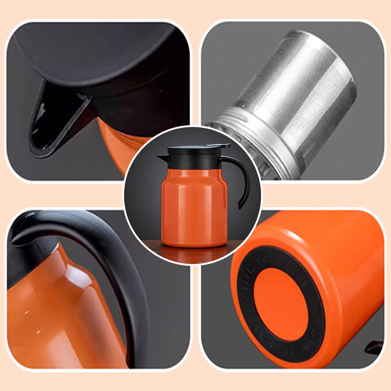 🔥Black-Friday-Mega-Angebot – 50 % Rabatt!🔥Tragbarer Edelstahl-Wasserkocher