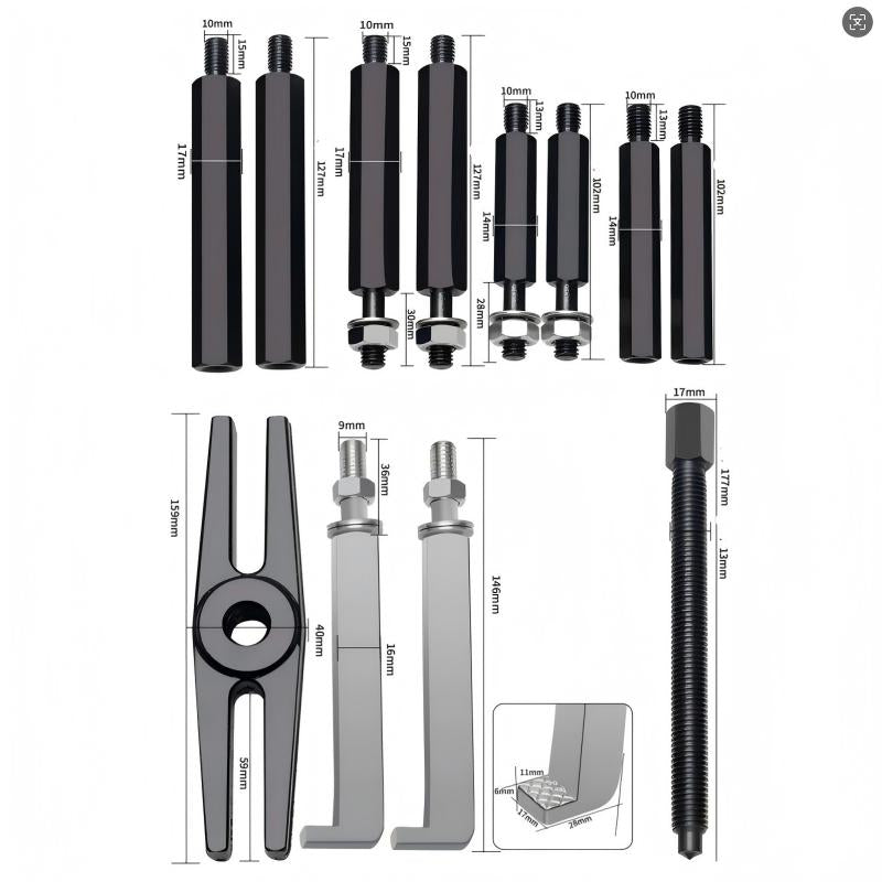 🔥Black-Friday-Mega-Angebot – 50 % Rabatt!🔥Hochleistungs-Abziehsatz für Lager, 5 Tonnen