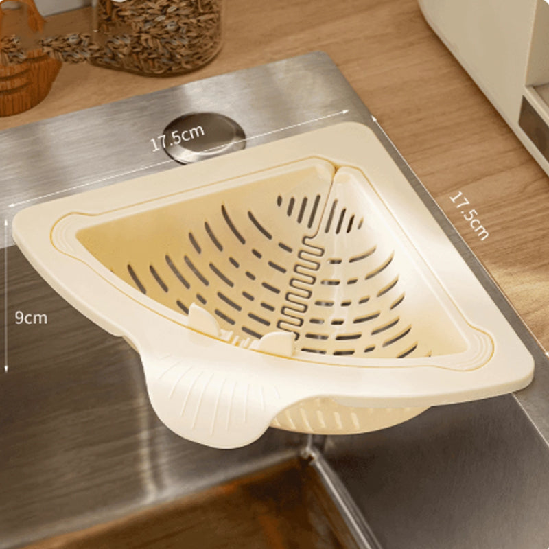 🔥Solange der Vorrat reicht 40 % Rabatt!🎉Magnetic Suction Space-Saving Corner Sink Strainer