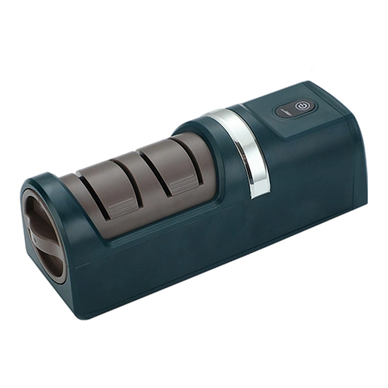 🔪✨ Elektrischer Messerschärfer – kabellos, blitzschnell mit Diamantscheibe 🔋⚡ für messerscharfe Ergebnisse in Sekunden, langlebig & effizient.