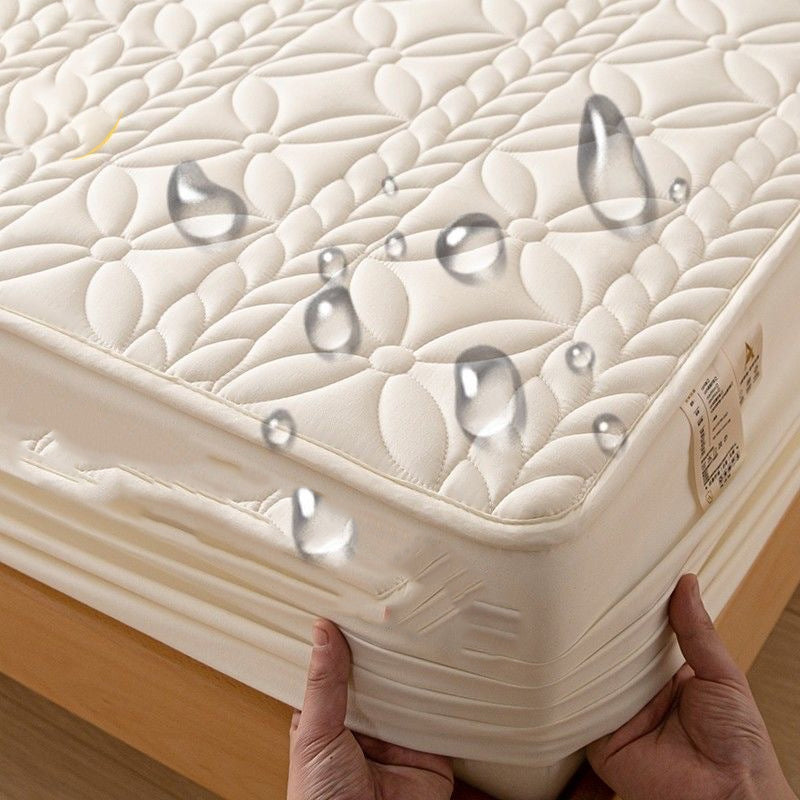 Wasserdichter Matratzenschoner aus Baumwolle – Gepolstert, atmungsaktiv & staubdicht 🛏️💧