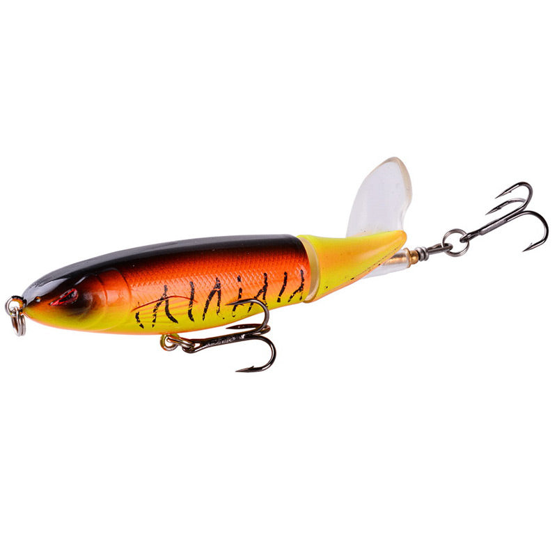 🎣💦 Oberflächenköder mit Propeller – Wobbler/Popper, Schwimmend, Ideal für Raubfischangeln