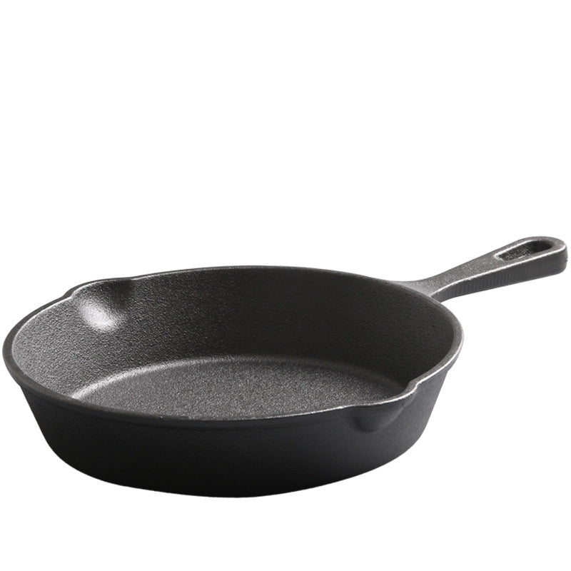 🔥Heißer Sale & 50 % Rabatt🔥Eiserne Gusspfanne ohne Beschichtung – perfekt für Steaks & Bratgerichte – robust, hitzebeständig & vielseitig