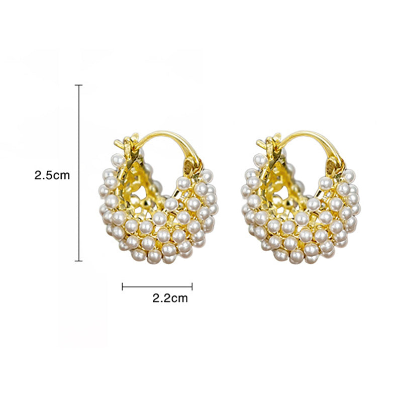 💫 50 % RABATT 💎 Französische Perlen-Ohrringe – elegant, vielseitig & zeitlos, Luxus-Ohrclips für Damen