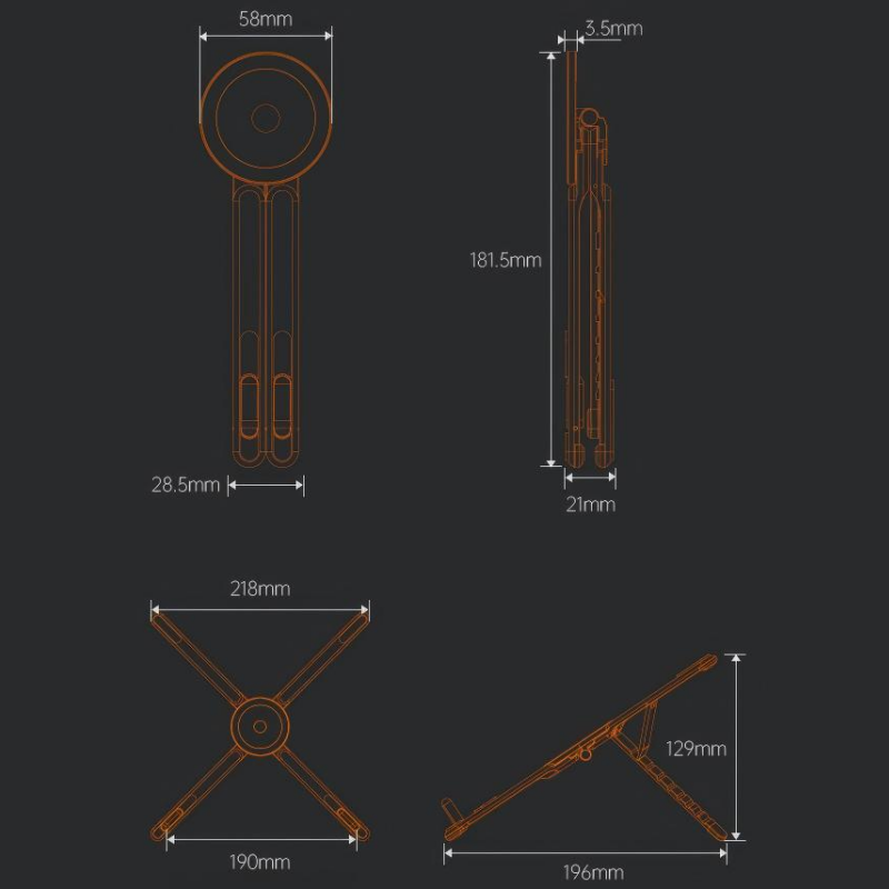đ§Č 4-in-1 Multifunktionaler Magnetischer GerĂ€testĂ€nder â flexibel, stabil & vielseitig fĂŒr Smartphone, Tablet & mehr đ±đ»