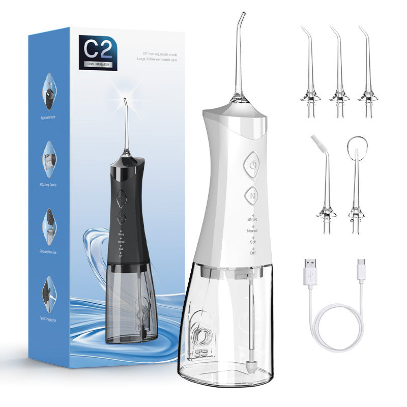 📢📢Letzter Tag – 50 % Rabatt!! ⏰Tragbarer Zahnreiniger – Elektrische Munddusche 🦷 Saubere & Frische Mundhygiene