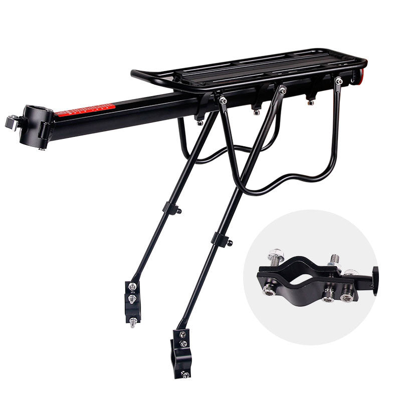 đČ Robuster Aluminium-HinterradgepĂ€cktrĂ€ger fĂŒr FahrrĂ€der â leicht, korrosionsbestĂ€ndig & ideal fĂŒr Pendler, Touren & E-Bikes đ§ł