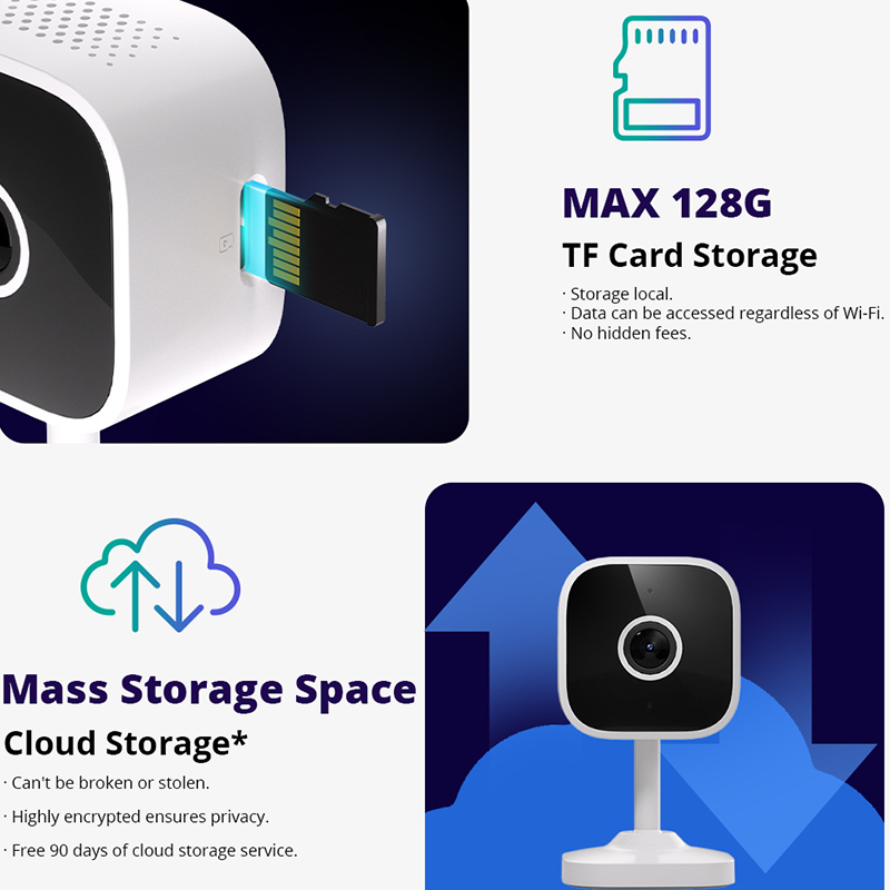 🛍️ 50 % Rabatt – WiFi-Überwachungskamera 1080p mit Nachtsicht & Zwei-Wege-Audio – Fernzugriff & App-Steuerung 📡