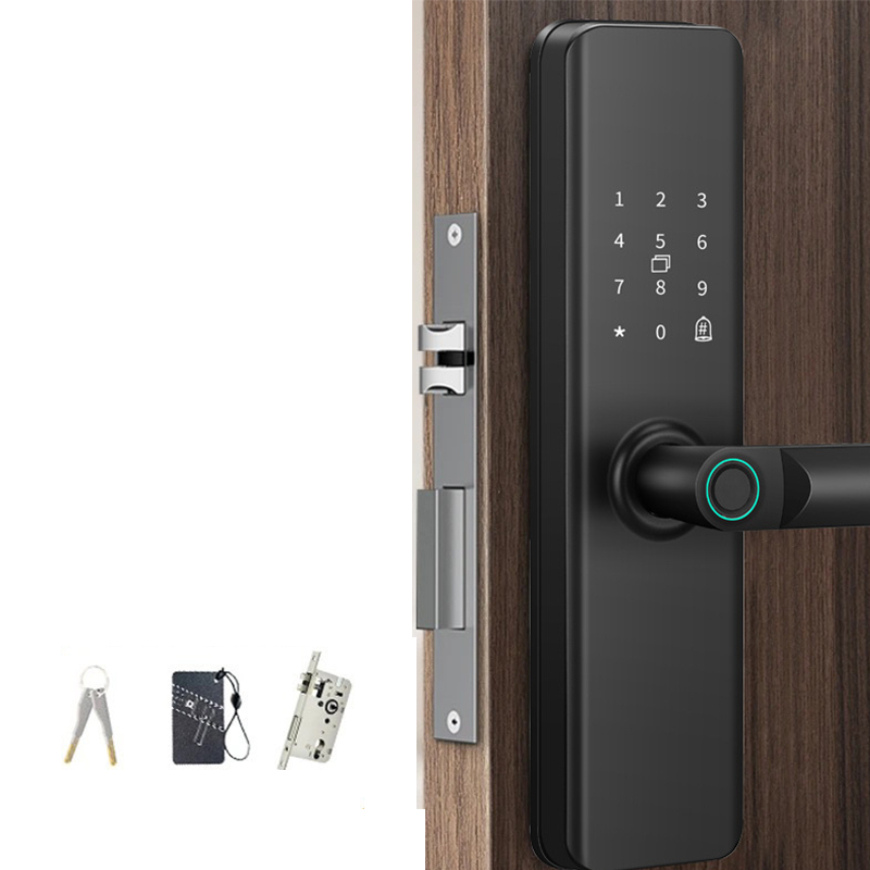 🛍️ 50 % Rabatt – Intelligentes Türschloss mit Fingerabdruck & Code – einfache Montage ohne Bohrwechsel – ideal für Mietwohnungen, Apartments & Hotels 🔑