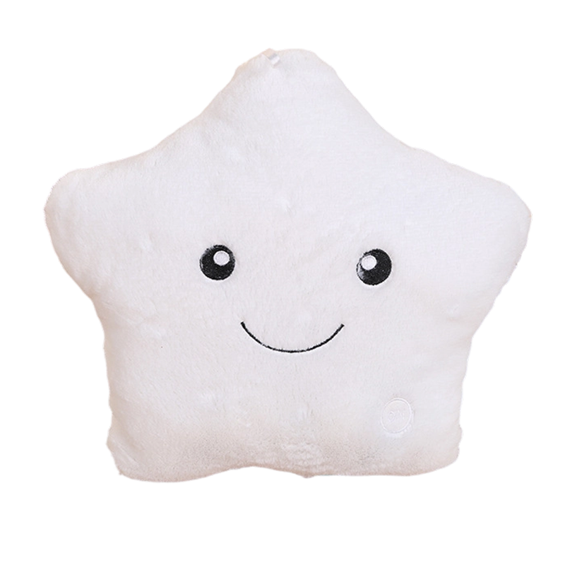 ⭐🎶 Leuchtendes Stern-Kissen mit LED-Lichtern und Musik – Buntes Kuschelkissen als Geschenk zum Geburtstag