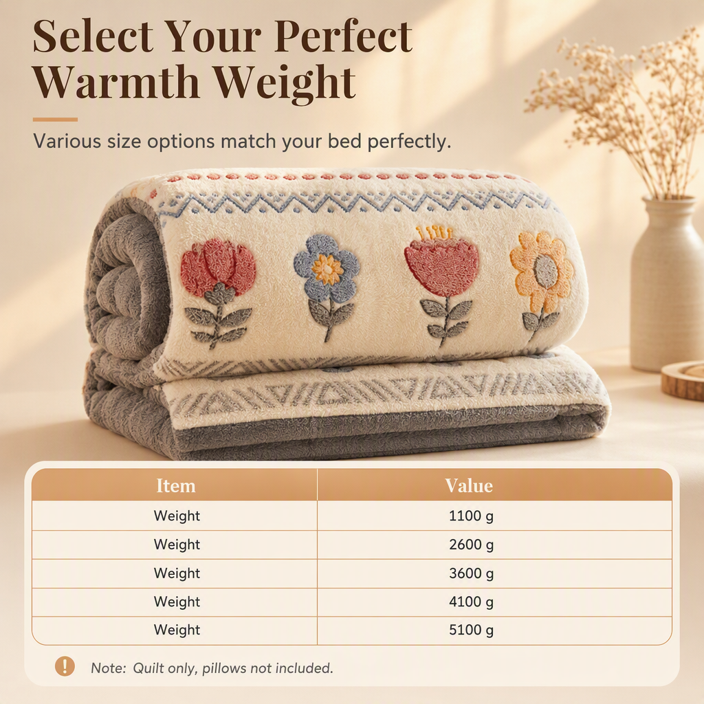🔥 50 % Rabatt! 🧸 Doppelseitige Fleece-Winterdecke – Kuschelige Bettdecke für Herbst & Winter