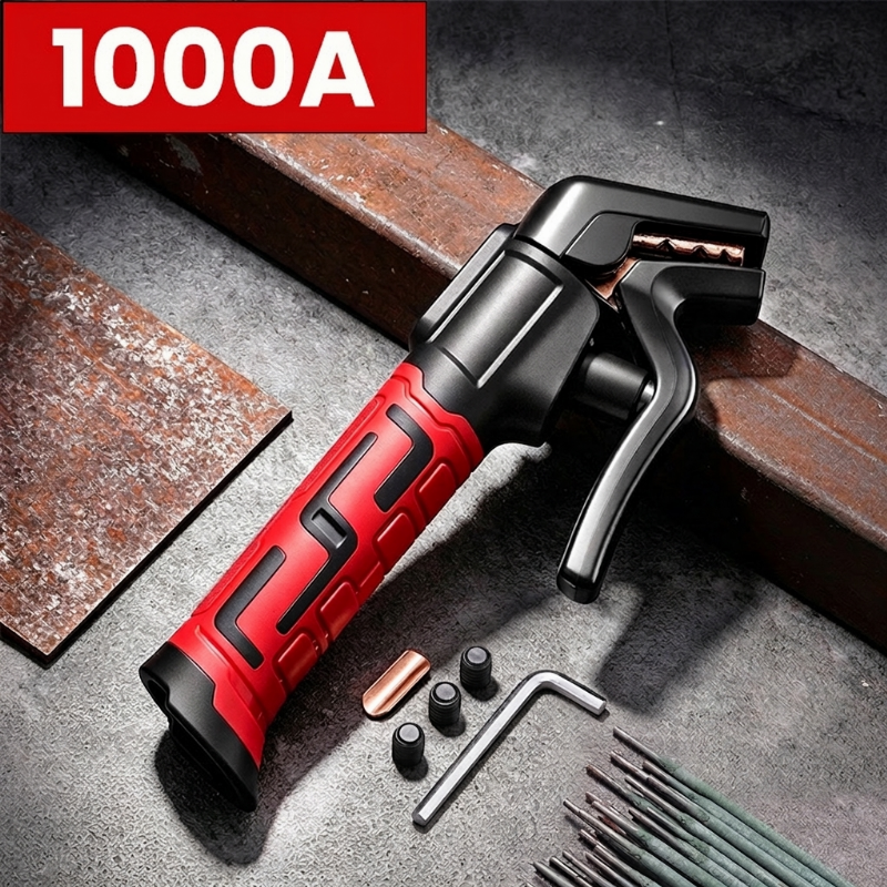 🔌50 % Rabatt⚡1000A Schwerlast‑Schweißelektrodenhalter, stabiler Halter für professionelle Schweißaufgaben🔧