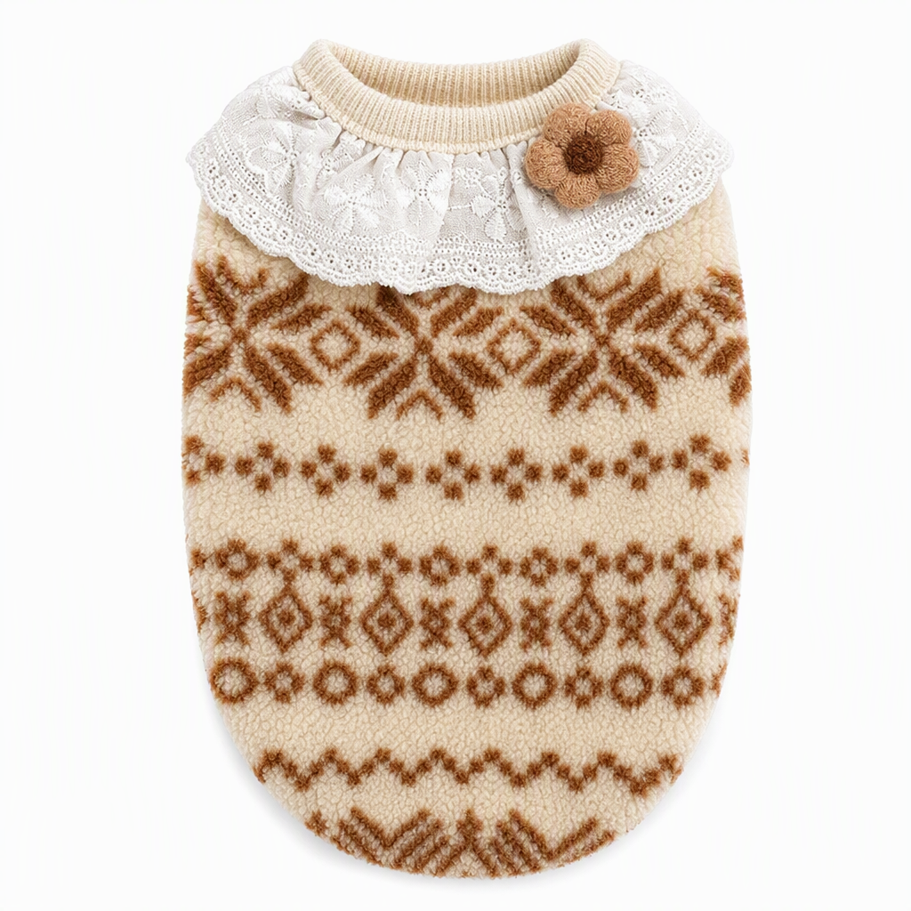 🐶 Warme, verdickte Pullover-Weste für kleine & mittlere Hunde sowie Katzen – mit hohem Kragen für Herbst & Winter