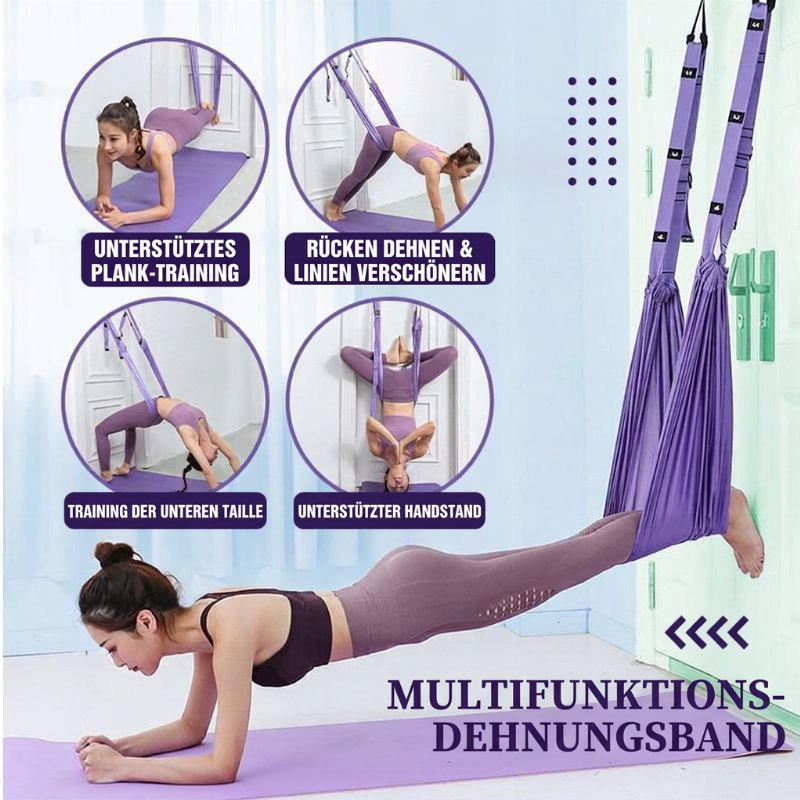 🧘♀️ Aerial Yoga Hängematte für sanfte Dehnung & Rückengesundheit – ideal für Zuhause, Anfänger & Senioren