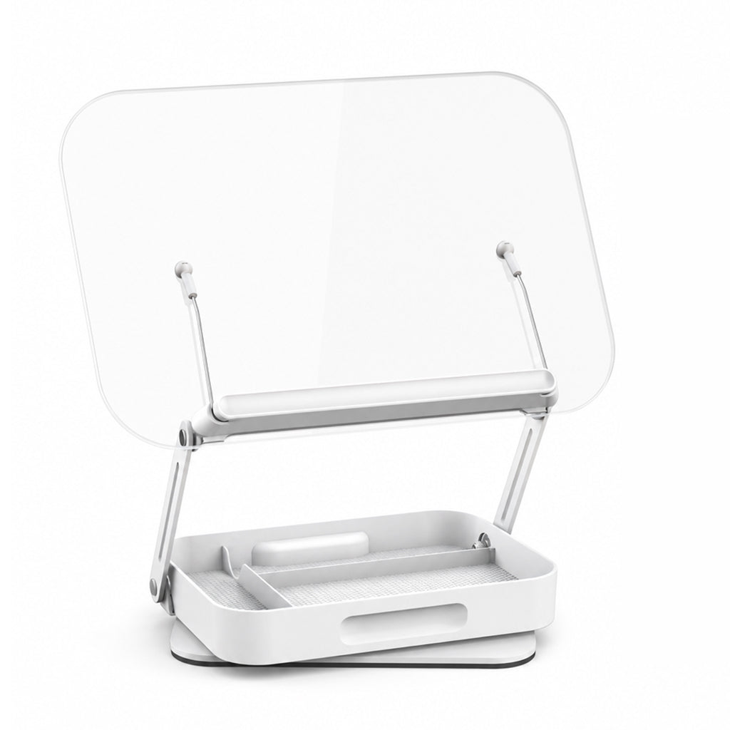 📚 50% RABATT! 🔄 Transparenter Buchständer – Acryl, 360° drehbar & Tablet-Halter ✨