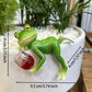 🐸 Hängende Frosch-Gartenfigur 🌿 Dekoration aus Kunstharz für Blumentöpfe, Aquarien & Garten