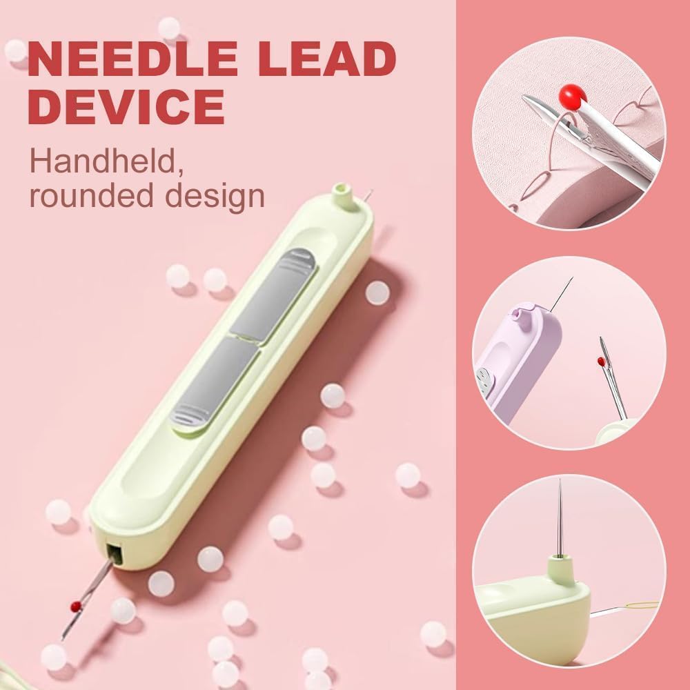 🧵 Automatische Nadeleinfädler, 2-in-1 Werkzeug zum Einfädeln und Entfernen von Faden