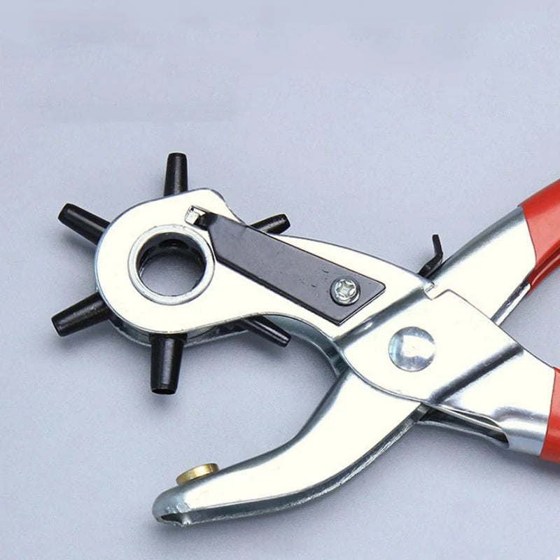 🔧 Multifunktions-Lochzange für Gürtel & Leder – runde, flache & ovale Löcher, ideal für Handwerker & Heimwerker 🛠️