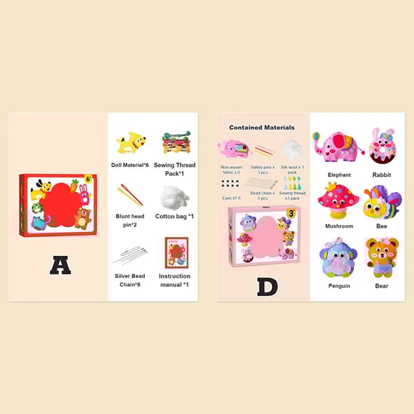 💖Black-Friday-Mega-Angebot – 50 % Rabatt!🧵DIY-Nähspielzeug für Puppen 🎀