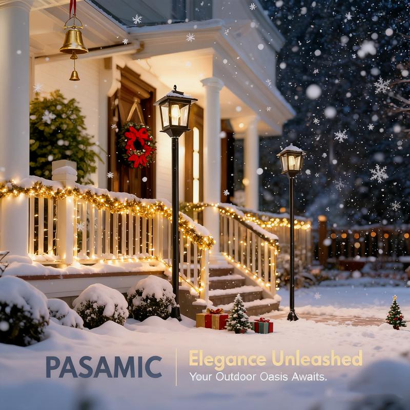 Terrassenweg Hinterhofgarten Veranda-Dekoration Stehlampe