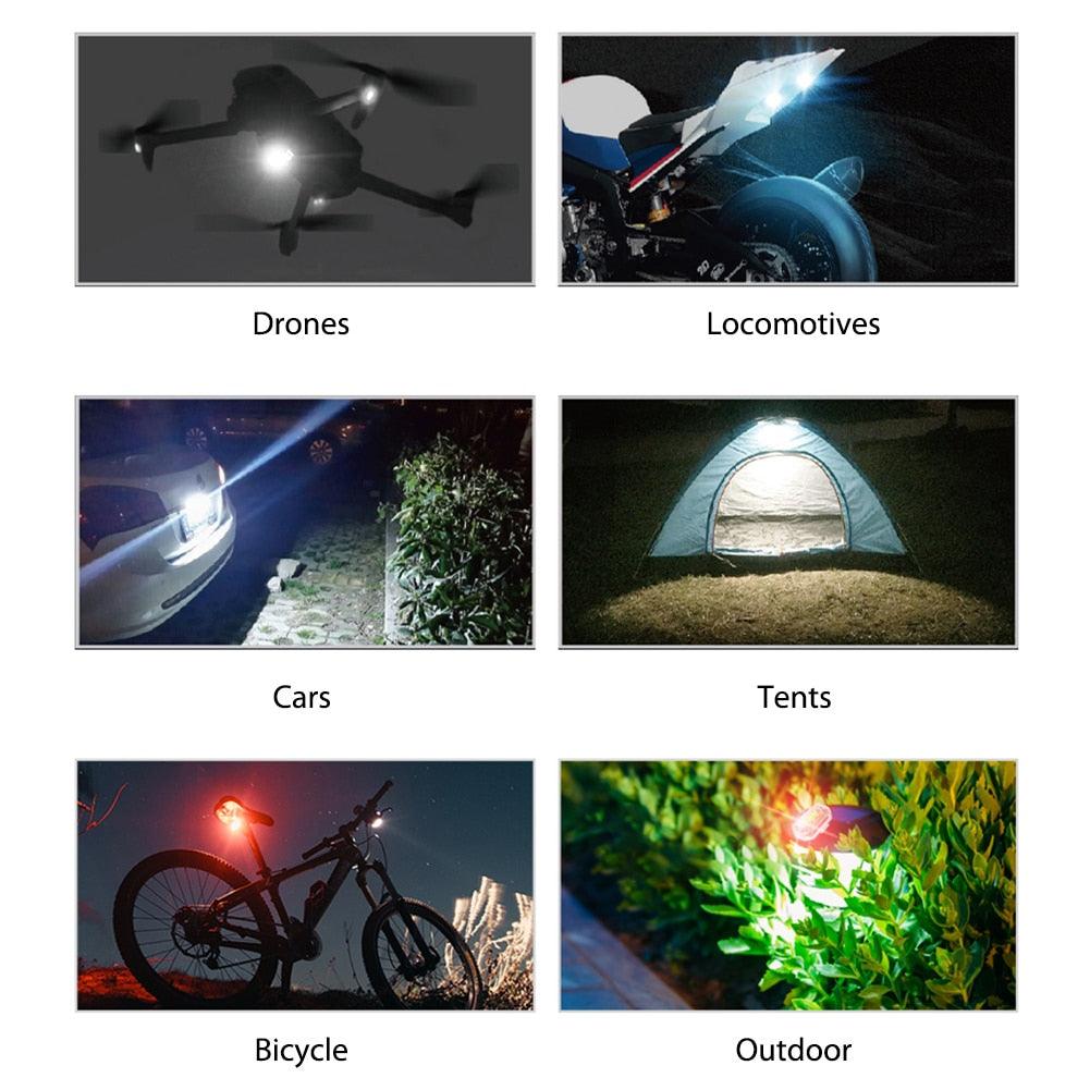Vielseitig einsetzbarer LED-Blitzlichtschutz.