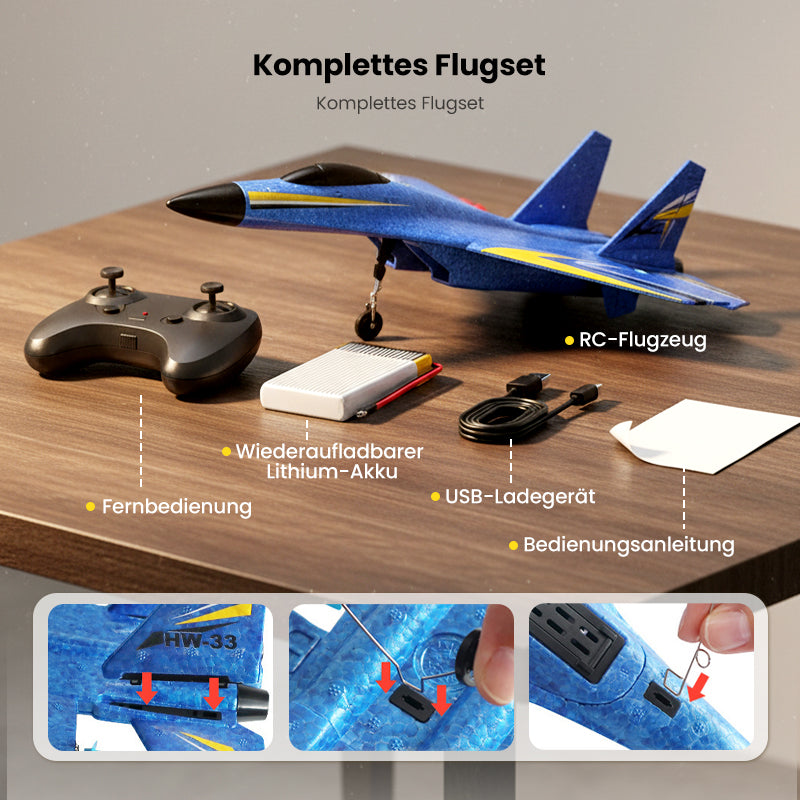 🎄Weihnachtsverkauf⏳ Letzter Tag: 50 % auf das gesamte Sortiment!⏰✈️ 2.4GHz RC Segelflugzeug mit Kreisel——Lieblingsspielzeug von Kindern