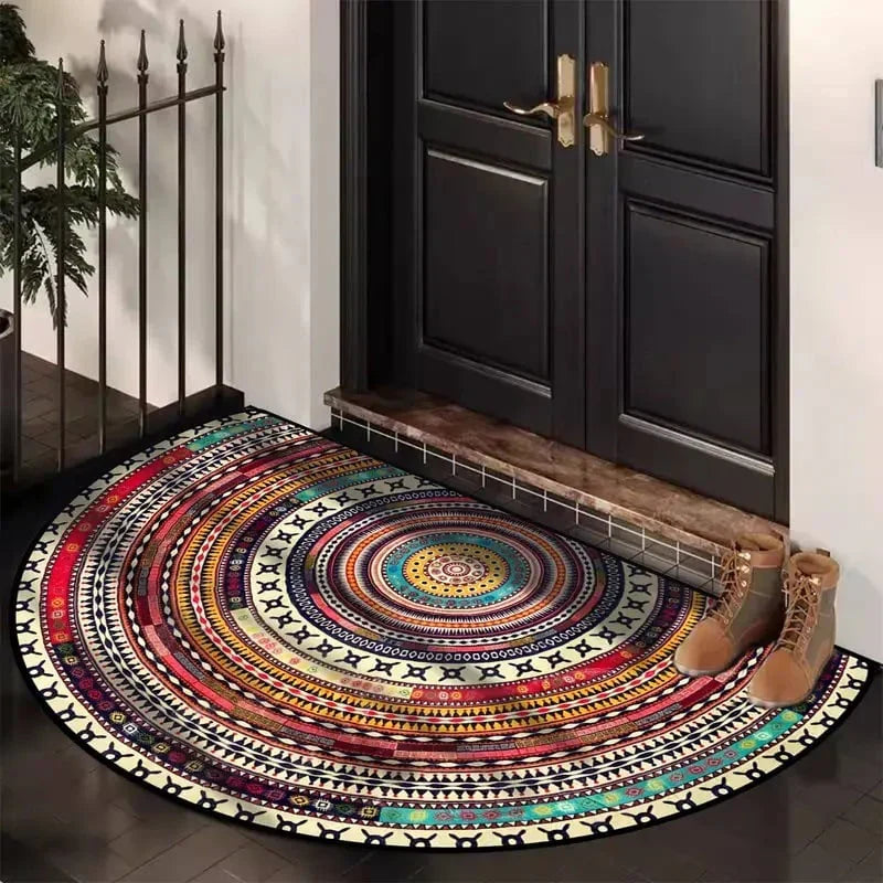 💖Frühlings-Hot Sale 49% RABATT💖Boho-Stil halbkreisförmige Türmatte - rutschfeste weiche Bodenmatte
