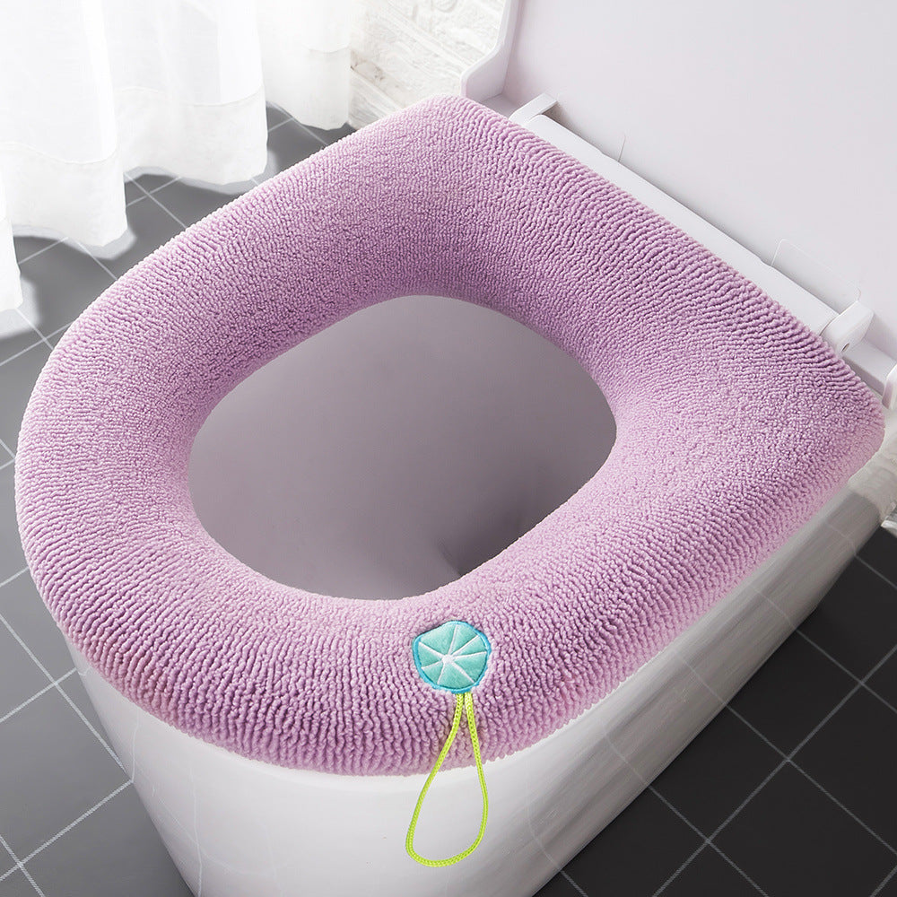 Universeller WC-Sitzbezug – weich, dick gepolstert & waschbar für den ganzjährigen Gebrauch 🚽✨