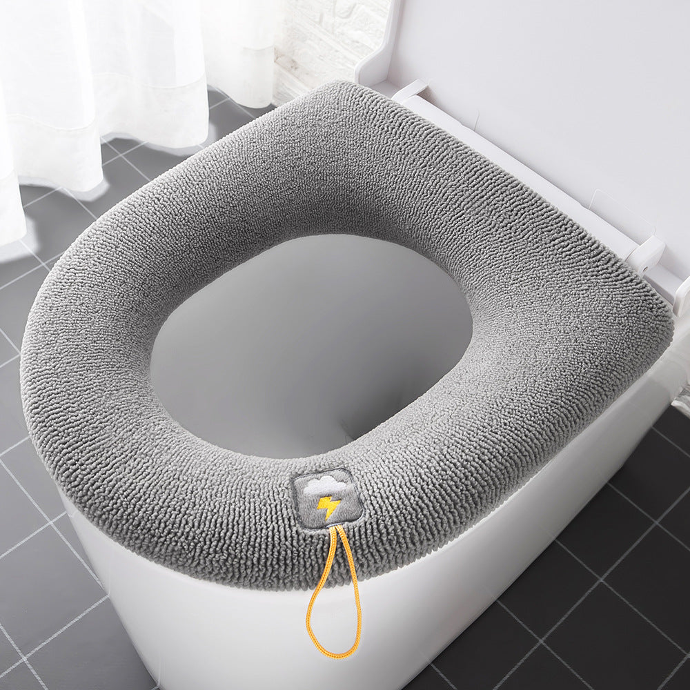 Universeller WC-Sitzbezug – weich, dick gepolstert & waschbar für den ganzjährigen Gebrauch 🚽✨