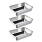 🎁【1+1 gratis】 Quadratische Platte aus Edelstahl (mit Deckel)