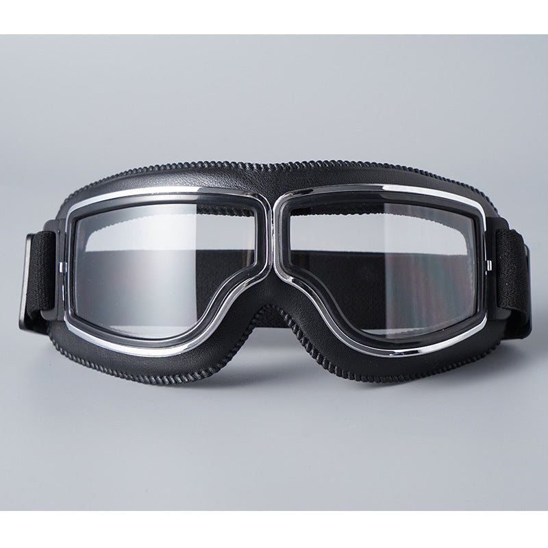 🏍️ 50% RABATT! 🕶️  Retro-Motorradbrille im Harley-Stil – winddicht & staubdicht, für Chopper, Cruiser & Offroad
