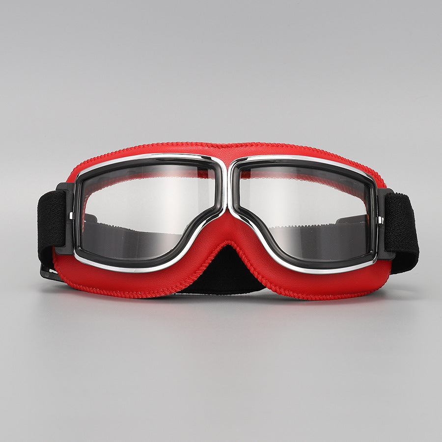 🏍️ 50% RABATT! 🕶️  Retro-Motorradbrille im Harley-Stil – winddicht & staubdicht, für Chopper, Cruiser & Offroad