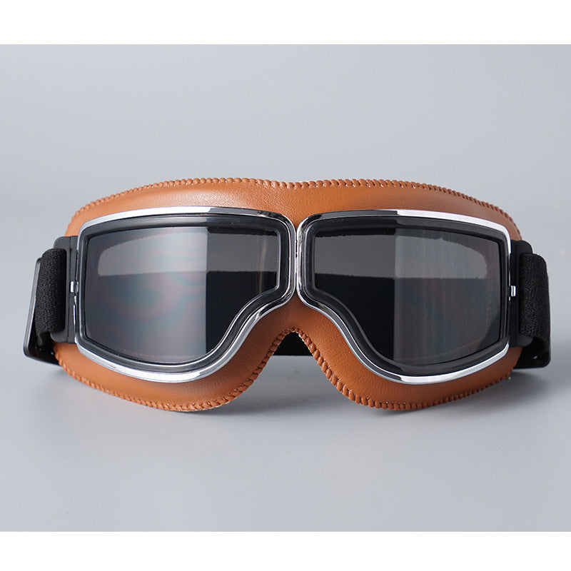 🏍️ 50% RABATT! 🕶️  Retro-Motorradbrille im Harley-Stil – winddicht & staubdicht, für Chopper, Cruiser & Offroad