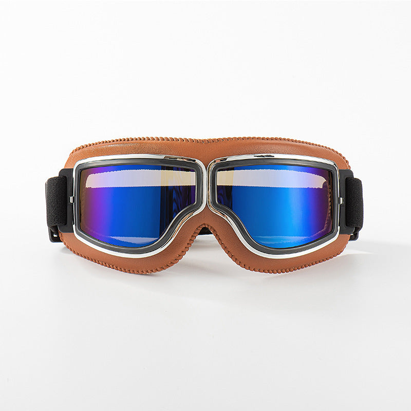 🏍️ 50% RABATT! 🕶️  Retro-Motorradbrille im Harley-Stil – winddicht & staubdicht, für Chopper, Cruiser & Offroad