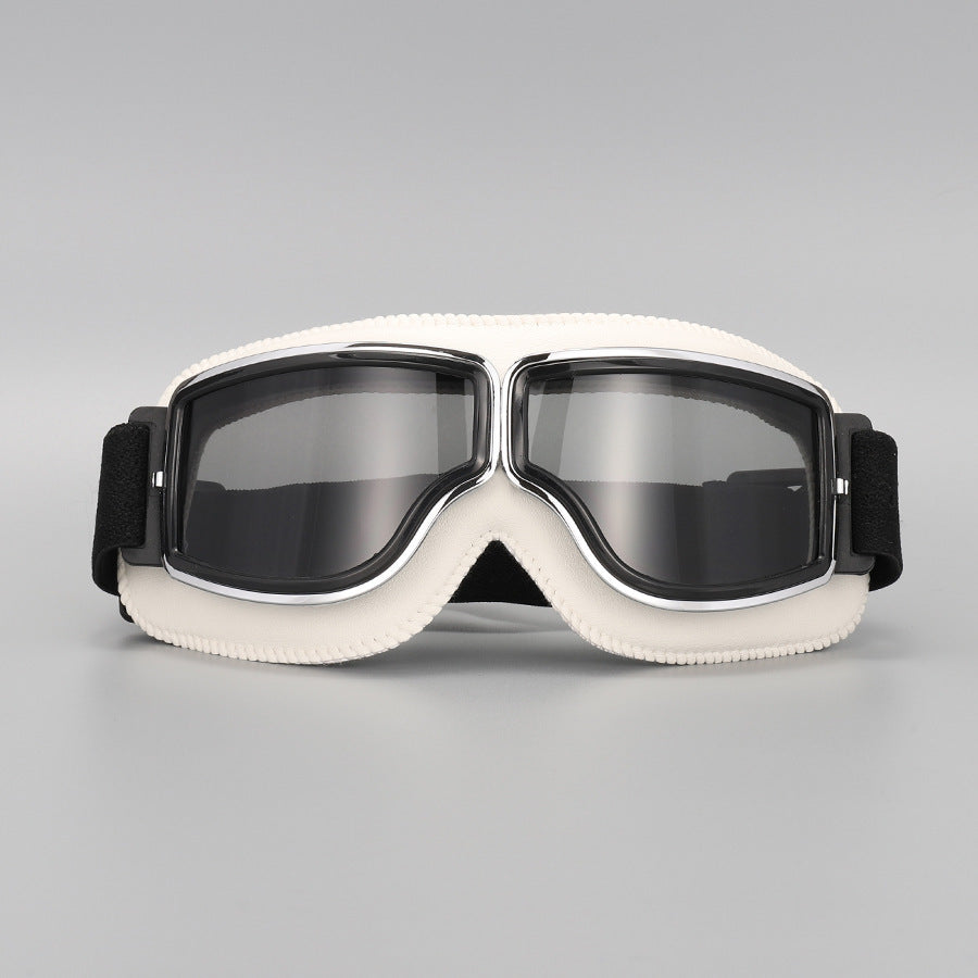 🏍️ 50% RABATT! 🕶️  Retro-Motorradbrille im Harley-Stil – winddicht & staubdicht, für Chopper, Cruiser & Offroad