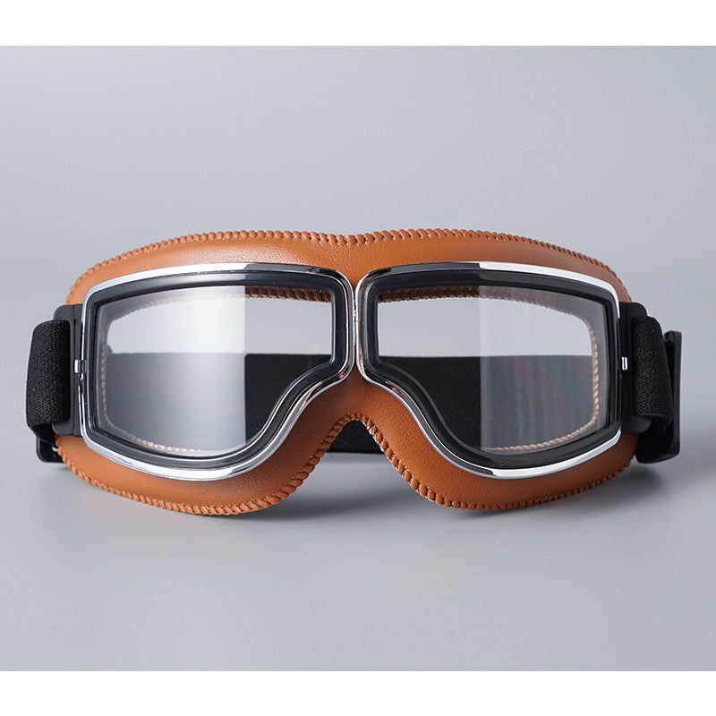 🏍️ 50% RABATT! 🕶️  Retro-Motorradbrille im Harley-Stil – winddicht & staubdicht, für Chopper, Cruiser & Offroad