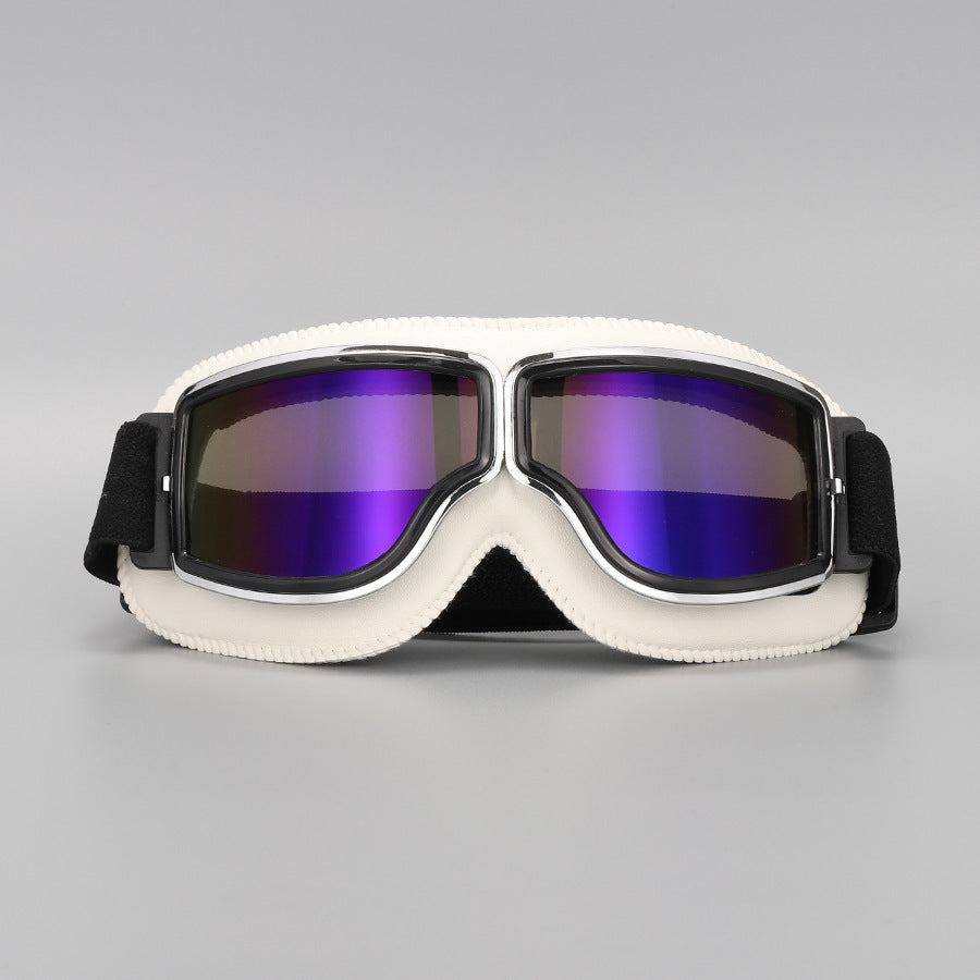 🏍️ 50% RABATT! 🕶️  Retro-Motorradbrille im Harley-Stil – winddicht & staubdicht, für Chopper, Cruiser & Offroad