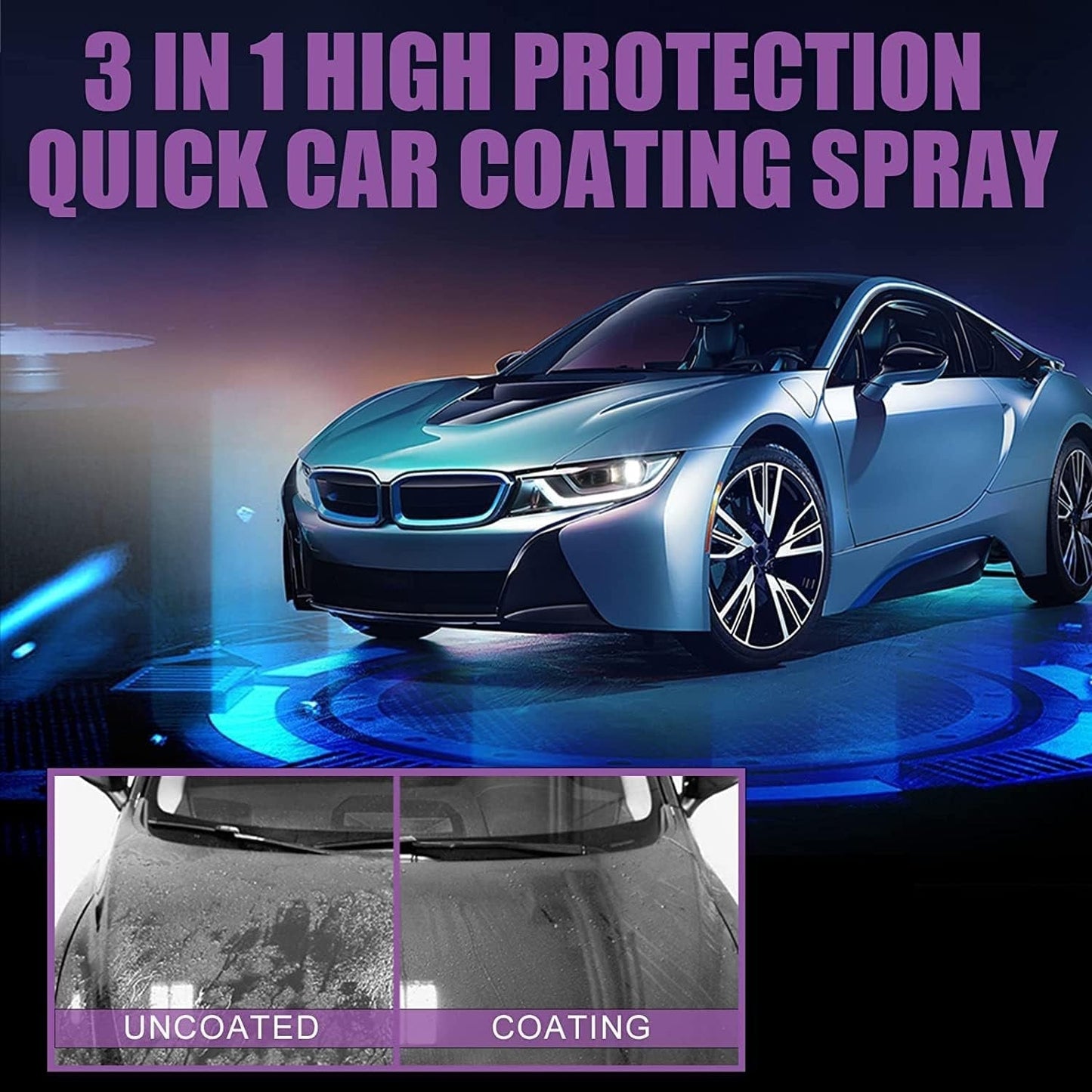 🔥 50 % Rabatt! 🚗 3-in-1 Autolack-Schutzspray – Nano-Wachs Versiegelung mit UV-Schutz für glänzende Lackpflege
