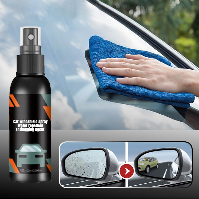 🌧️ Autoscheiben-Spray – Wasserabweisend & Anti-Beschlag für klare Sicht!