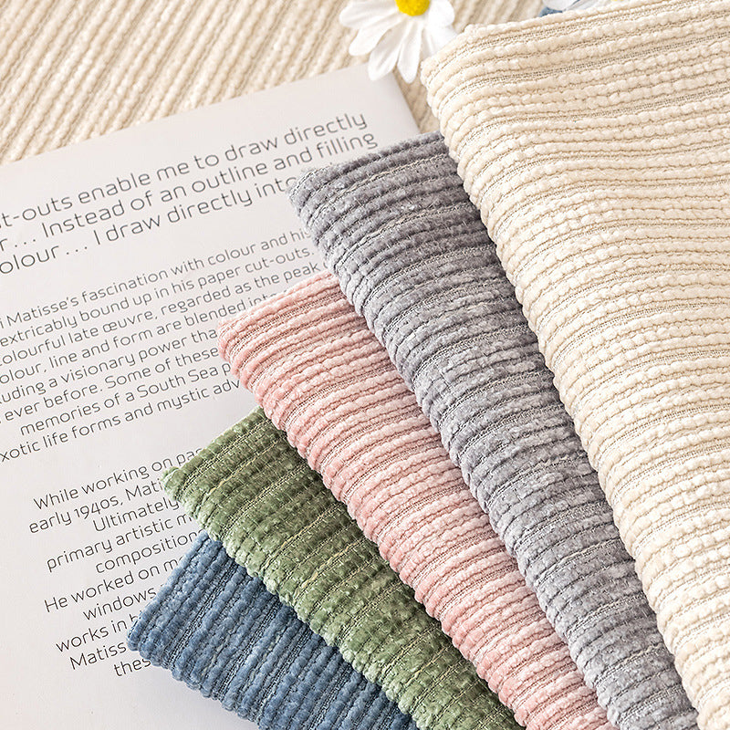 ✨Sofabezug aus Chenille-Stoff mit Fischgrätenmuster