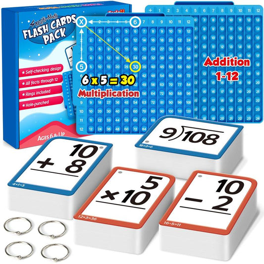 🥇📚Schulanfang-Angebot: Mathe-Lernkarten und Brettspiel für spielerisches Üben