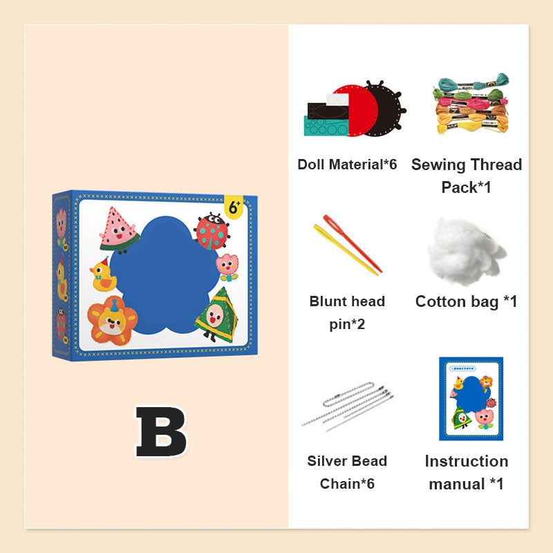 💖Black-Friday-Mega-Angebot – 50 % Rabatt!🧵DIY-Nähspielzeug für Puppen 🎀