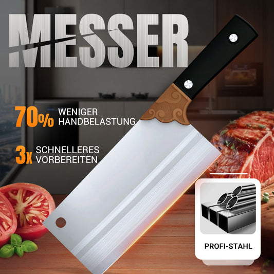Geschmiedetes Küchenmesser aus rostfreiem Stahl – Scharf, langlebig & ergonomisch