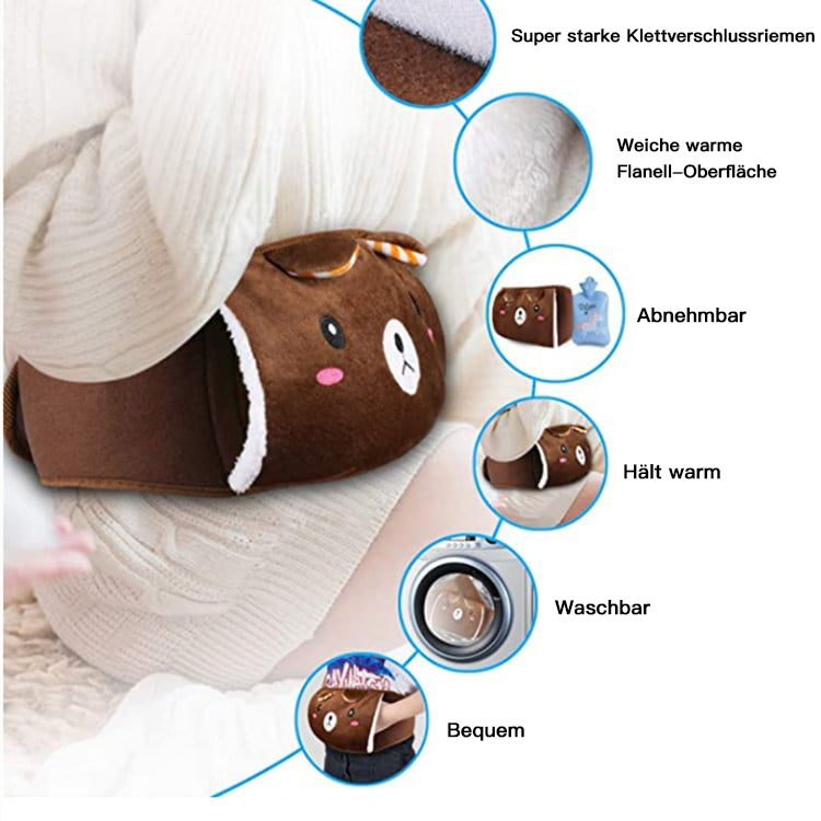 🎅Weihnachtsangebot 49% Rabatt🔥Kuscheliges nachfüllbares Wärmflaschenband