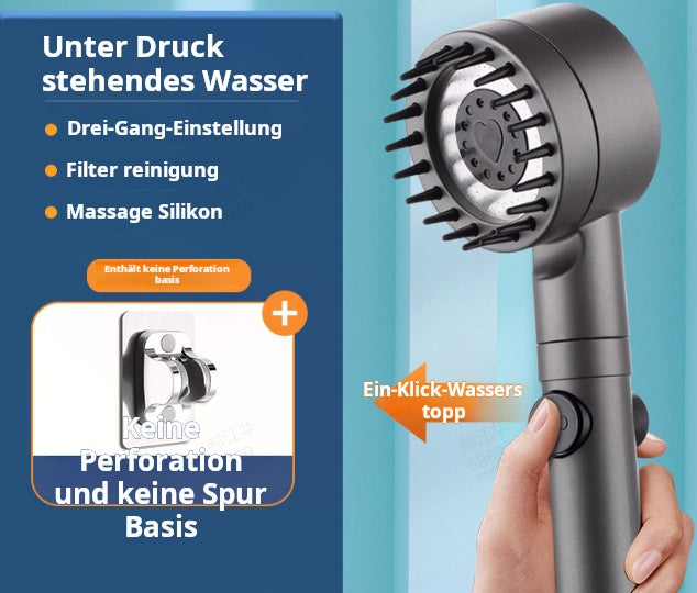 Mehrfunktions-Duschkopf-Set für Hochdruck