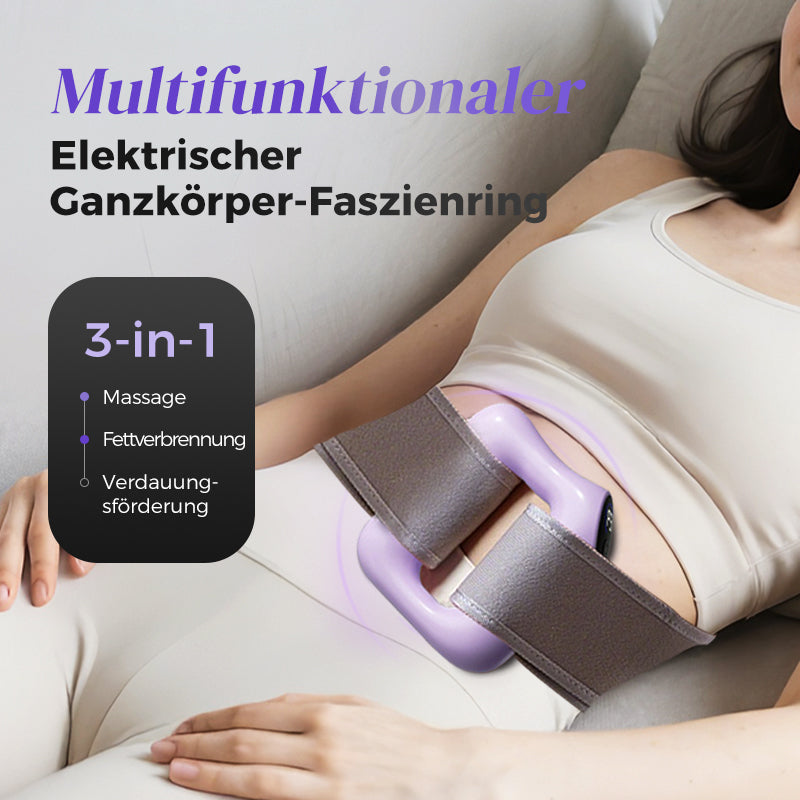 🔥 Nur für kurze Zeit: 50 % Rabatt 💪 Vibrations-Massagegerät mit Faszienring – Multifunktionaler Körpertrainer für Bauch, Beine & Taille