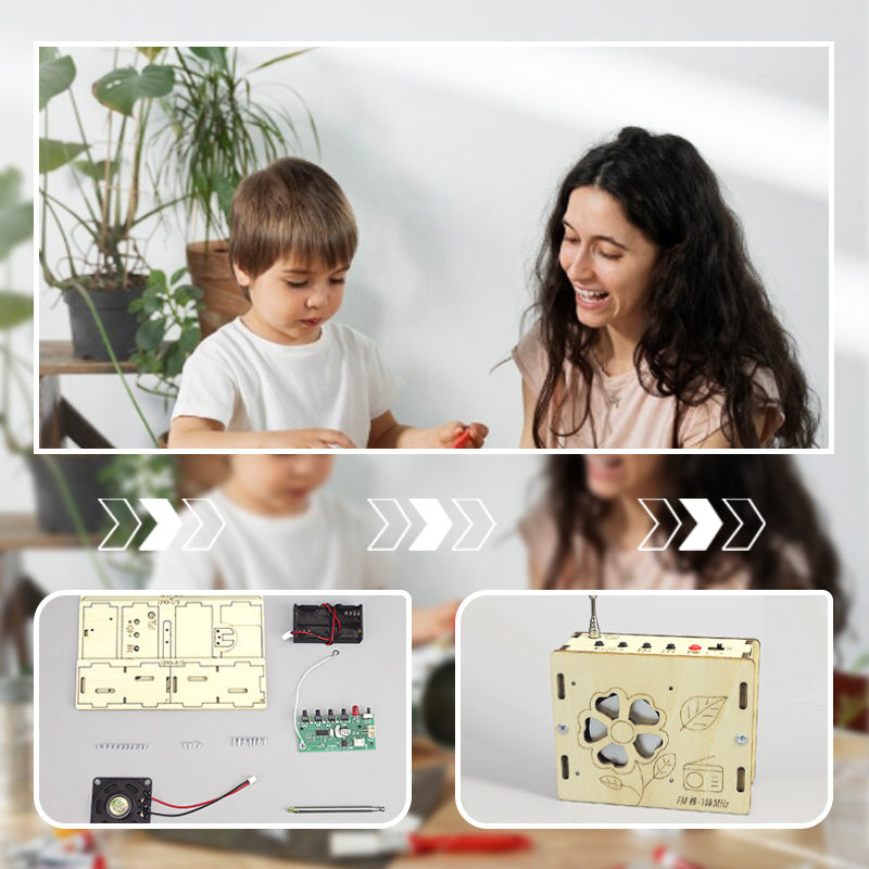 Pädagogisches Kinderspielzeug DIY Mini Radio
