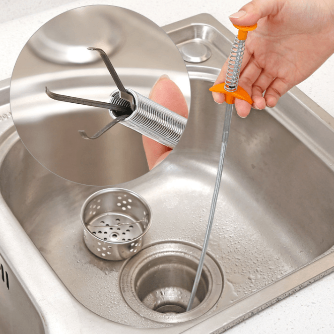 🧹 Toiletten- & Abflussgreifhaken – flexibel, rutschfest & effektiv gegen Verstopfungen, ideal für WC, Dusche & Küchenablauf 🚽🚰