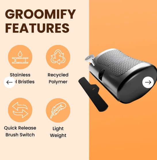Multifunctional comb for detangling and grooming animal hair
